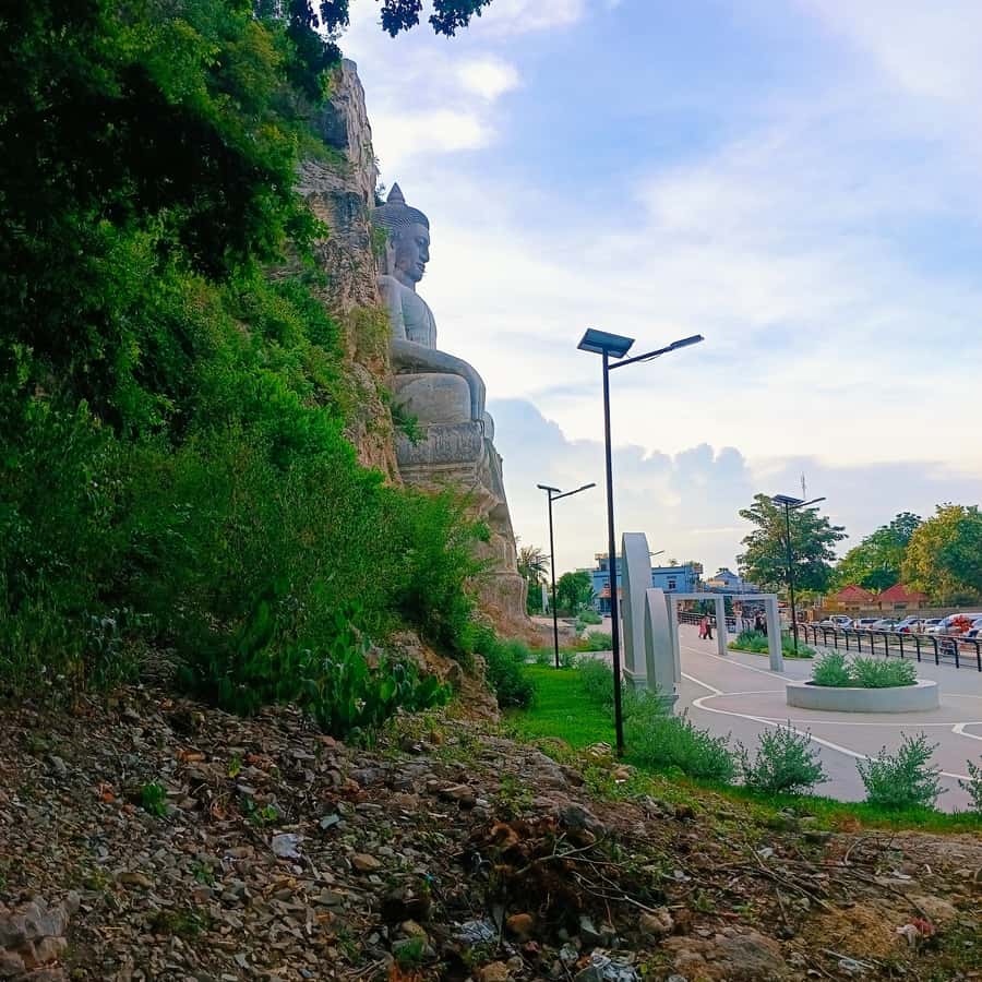 Battambang,Tuktuk and kayak, BambooTrain ,Wat Banan,Bat cave - Phnom Sampeau, shrines, and the Killing Caves