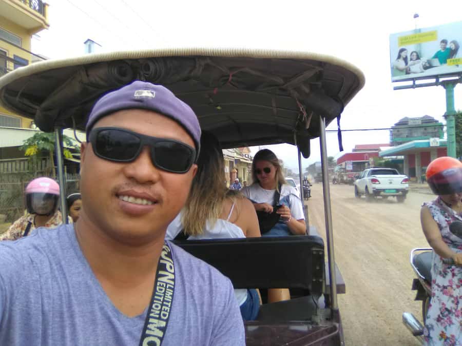 Battambang,Tuktuk and kayak, BambooTrain ,Wat Banan,Bat cave - Ending with millions of bats at dusk