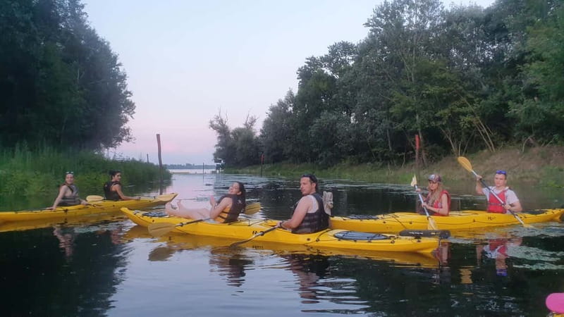 Belgrade: Great War Island Kayak Adventure - Paddling past Belgrade’s waterfront