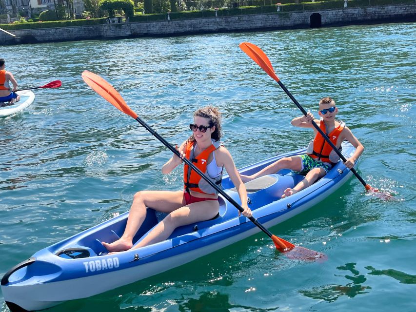 Bellagio Lake Como: Kayak Rental - North toward Villa Melzi and Loppia