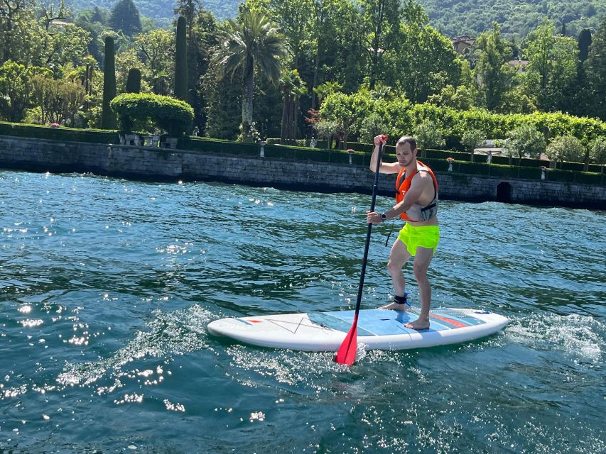 Bellagio Lake Como: Stand up Paddle Rental - South along villas, cliffs, and quiet beaches