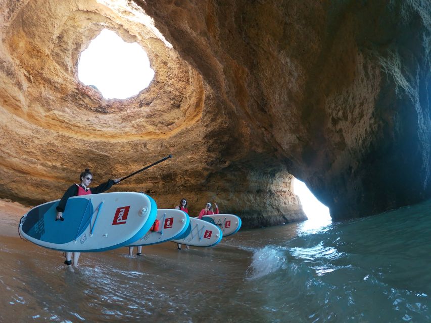 Benagil: Benagil Cave Stand Up PaddleBoard Tour at Sunrise - Practical value at $41 per person