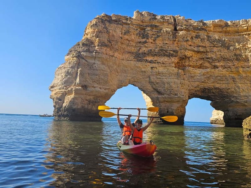 Benagil Cave: Guided Kayak Tour with Caves and Cliffs - Benagil Cave from the water