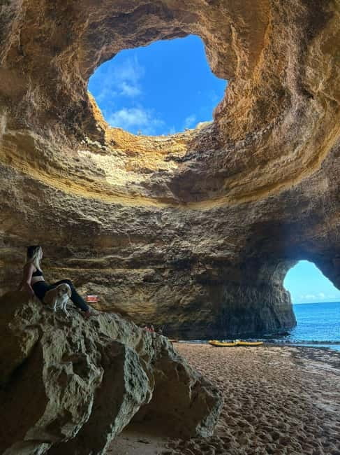 Benagil Cave - Kayak Guided tour - Secret beaches and the smaller caves