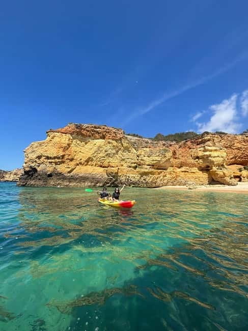 Benagil Cave - Kayak Guided tour - What the two-hour schedule feels like