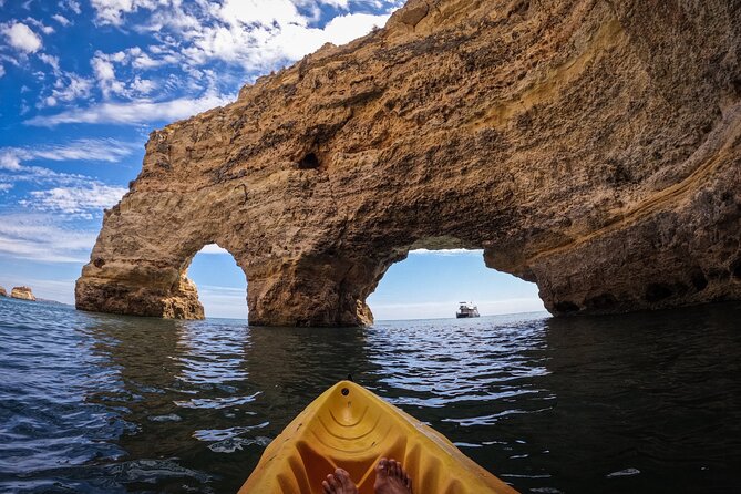Benagil: Caves, Beaches, and Secret Spots Guided Kayak Tour - Inside Benagil Sea Cave