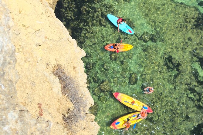 Benagil: Caves, Beaches, and Secret Spots Guided Kayak Tour - Smaller caves and the secret stop