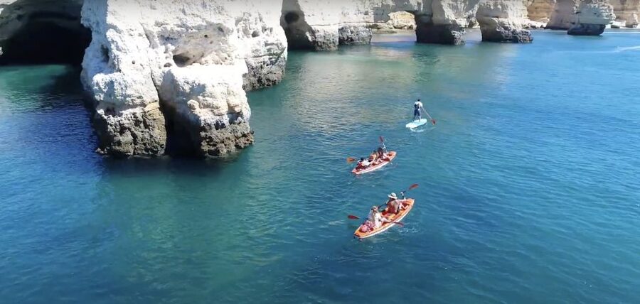 Benagil: Caves, Coves & Secret Beaches Guided Kayaking Tour - Entering the Benagil Sea Cave