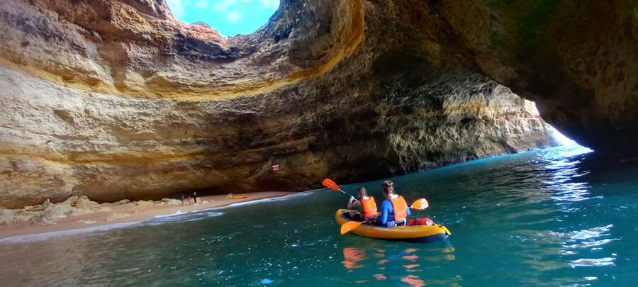 Benagil Caves: small group Kayaking Tour with a Local Guide - Paddling Along the Algarve Cliffs