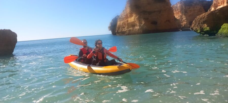 Benagil Caves: small group Kayaking Tour with a Local Guide - Entering Algar de Benagil
