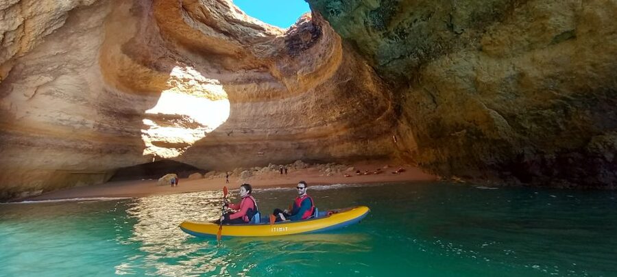 Benagil Caves: small group Kayaking Tour with a Local Guide - Smaller Caves and Quieter Coastal Stops