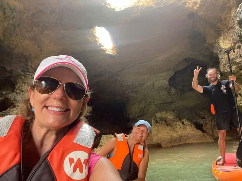 Benagil: Guided Kayak Tour inside caves and Praia da Marinha - Inside Benagil Sea Cave