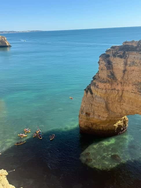 Benagil: Guided Kayak Tour inside caves and Praia da Marinha - What the guides add to the trip