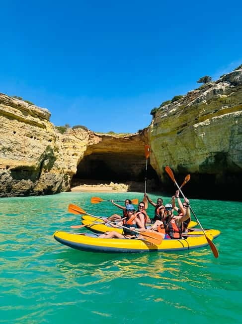 Benagil: Guided Kayak Tour inside caves and Praia da Marinha - What to wear and bring