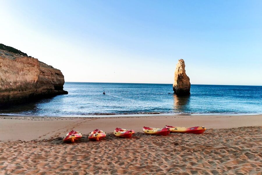 Benagil: Kayaking Tour to the Benagil Cave (Free Shower) - Benagil Beach is your launch point