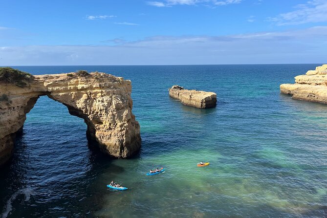 Benagil, Marinha & Albandeira - Kayak w/ Local Guide - Launching at Albandeira Beach