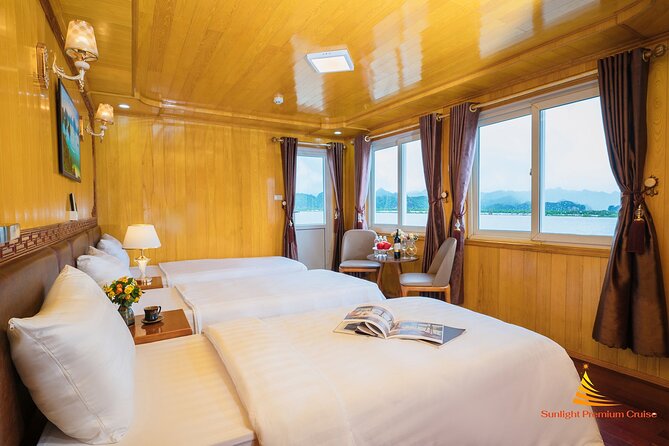 Best Lan Ha Bay Cat Ba Cruise 2 Days 1 Night Less touristy - Ba Trai Dao: a short swim stop with a big view