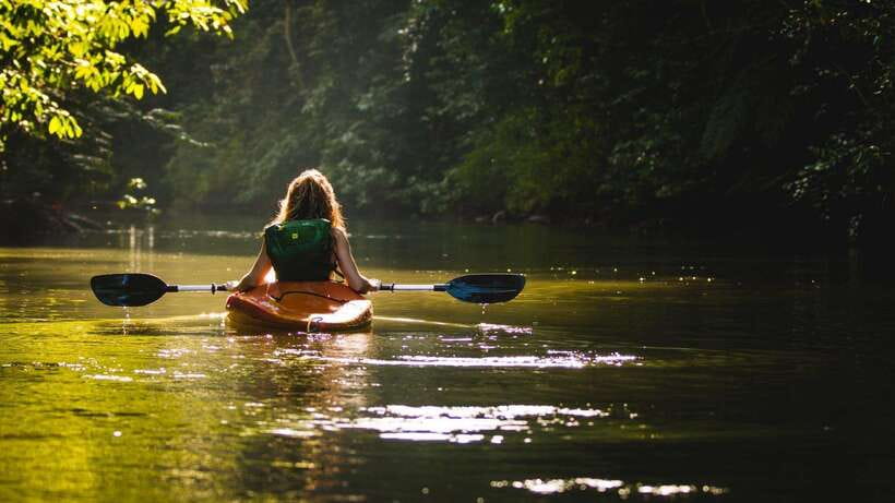 Best Seller Northern Phu Quoc & Kayak Aventure with lunch - Kayaking the quiet Cua Can River