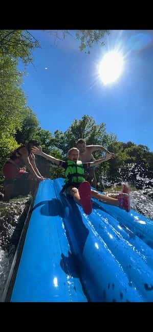 Bihać: Kayak with Una Pirates on the Una River - Calm water, forested banks, and canyon views