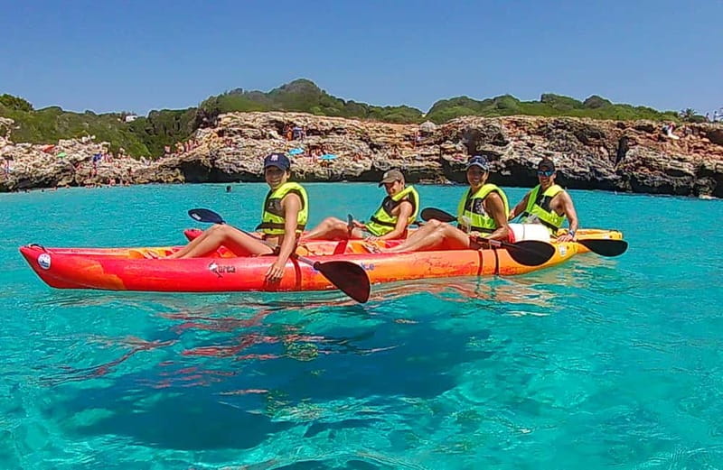 Binibèquer: Kayaking, Caves and Snorkeling Adventure - Paddling into sa Cova d’es Pont