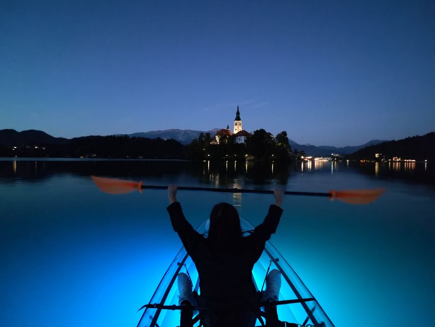 Bled: Guided Kayaking Tour in a Transparent Kayak - Getting comfortable in a transparent kayak