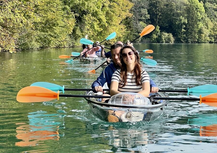 Bled: Guided Kayaking Tour in a Transparent Kayak - A gentle circuit with changing views