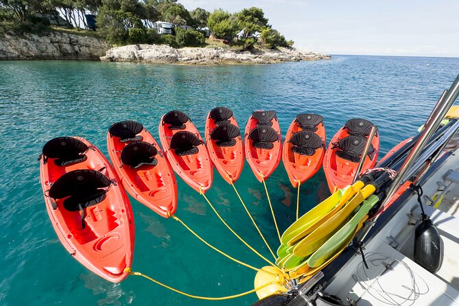 BOAT & KAYAK! Sea Adventure - Snorkeling & Cliff Jumps - A hidden beach, swimming, and sea life