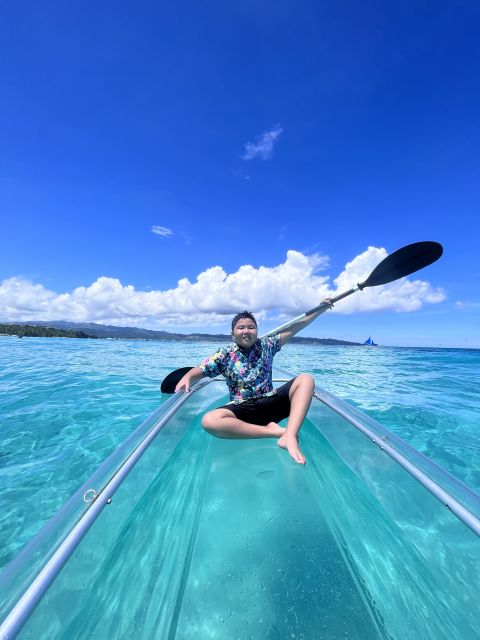 Boracay - Crystal Kayak phot-op Experience - Price and what you receive for about $9