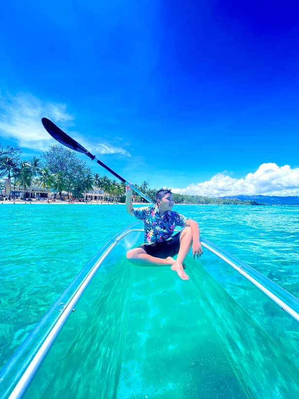 Boracay - Crystal Kayak phot-op Experience - The meeting point is the detail to confirm