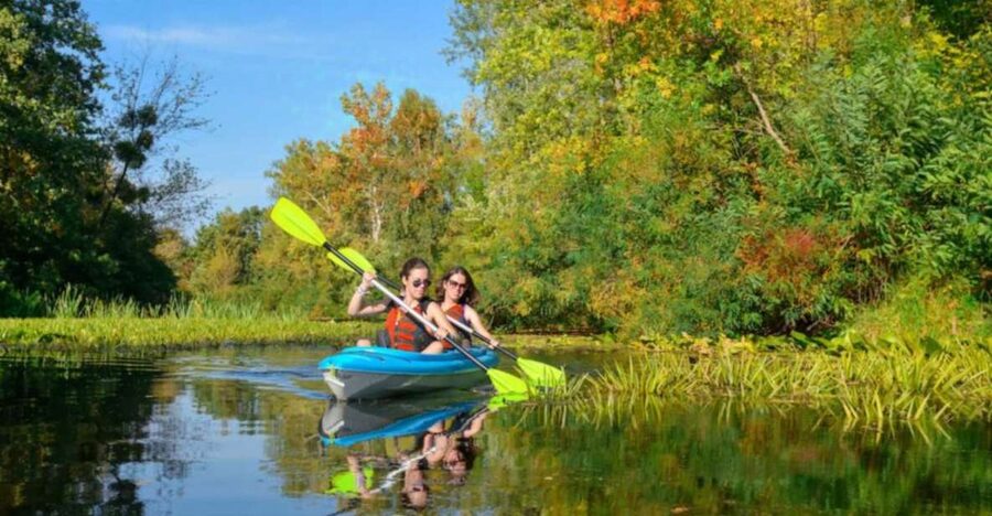 Bosa: Temo River Kayak Rental - The 1.5-kilometer route to the old bridge