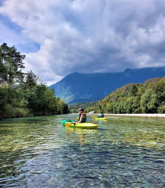 Bovec: Iconic Sit-on-Top Kayak Tour on Soča River +FREEphoto - The short van ride to the river