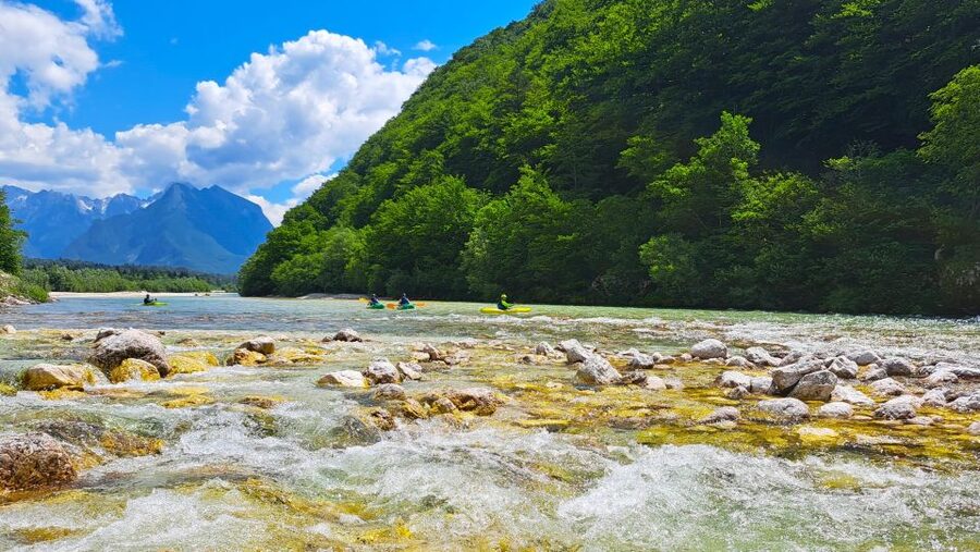 Bovec: Iconic Sit-on-Top Kayak Tour on Soča River +FREEphoto - What $75 includes and what it is worth