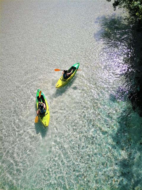 Bovec: Iconic Sit-on-Top Kayak Tour on Soča River +FREEphoto - Who should book this kayak tour