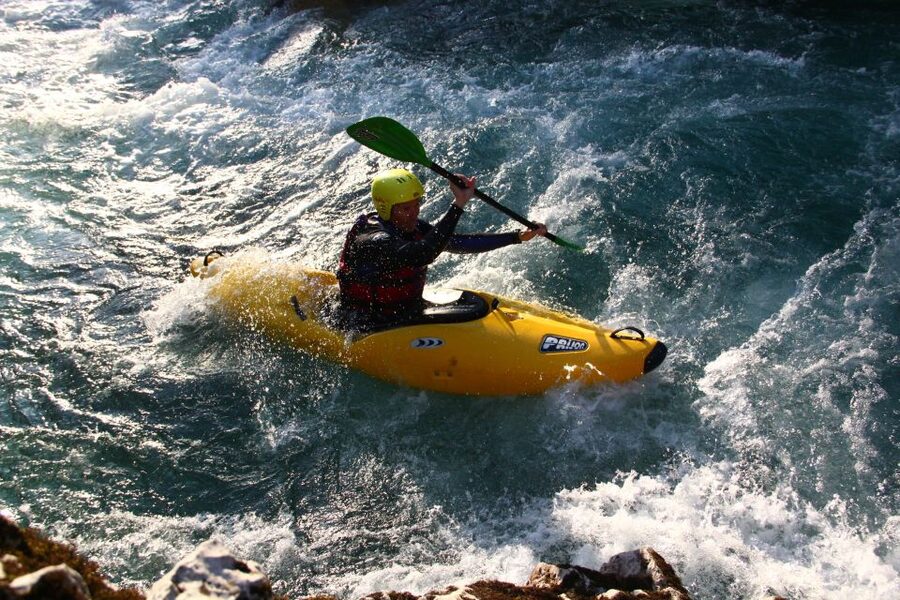 Bovec: Soča River 1-Day Beginners Kayak Course - Equipment, dry clothes, and photos