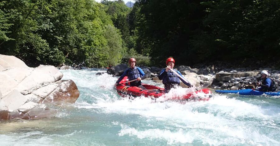 Bovec: Whitewater Canoeing on the Soča River - About 1.5 hours on the river