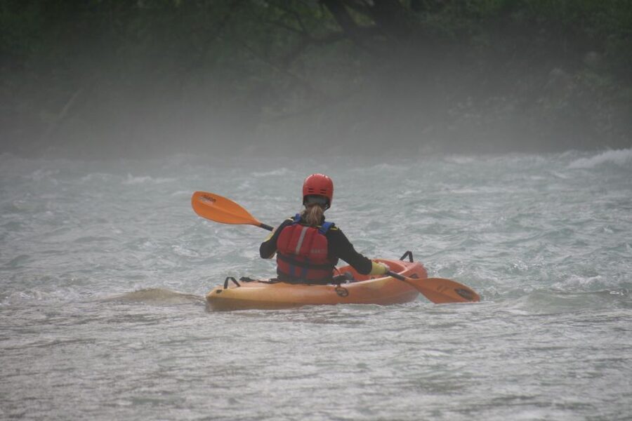 Bovec: Whitewater Kayaking on the Soča River - Paddling through the canyon