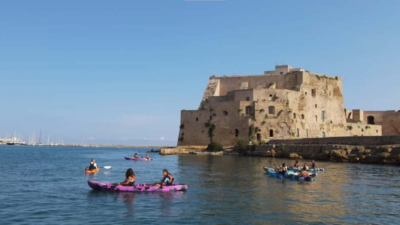 Brindisi: Kayaking at Sant'Andrea Island - Crossing the Bocche di Puglia bridge
