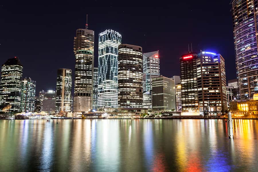 Brisbane: Illuminated River Night Kayak Tour - Setting out on Brisbane River after dark