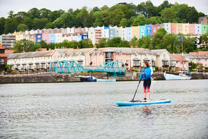 Bristol Paddleboarding Tour - The first lesson: kneeling, balance, and basic strokes