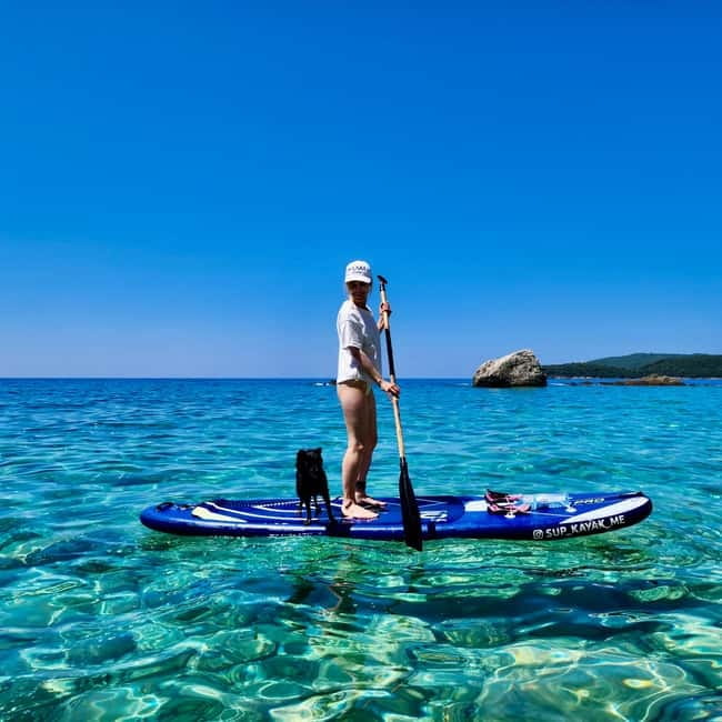 Budva: 3-Hour Paddle Board or Kayak Tour to Coastal Caves - Swimming in the Blue Lagoon