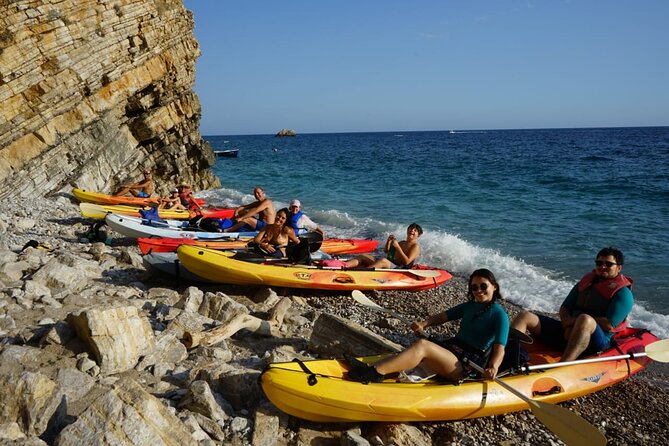 Budva Bay: Kayak & SUP Tour to Coastal Caves - Calypso Beach Adds a Proper Break