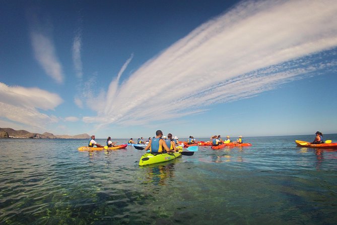 Cabo de Gata Active. Guided kayak and snorkel route through coves of the Natural Park - What the three-hour route is really like