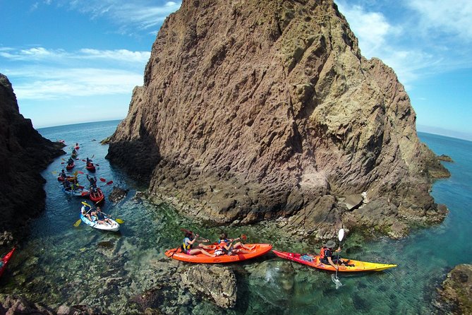 Cabo de Gata Active. Guided kayak and snorkel route through coves of the Natural Park - Seeing the park from sea level