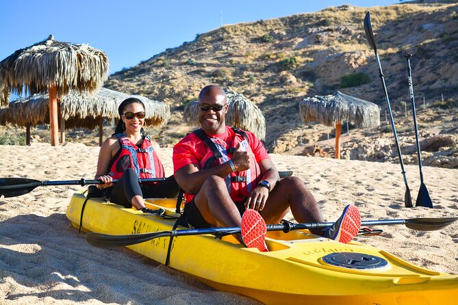 Cabo San Lucas Glass Bottom Kayak Tour and Snorkel at Two Bays - Pickup, meeting point, and cruise-ship timing