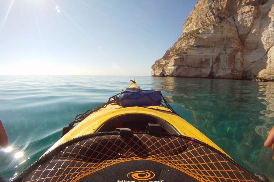 Cagliari: Exclusive small group Kayak tour at Devil"s Saddle - Starting at Marina Piccola before the heat