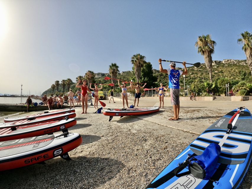 Cagliari: Stand Up Paddleboarding (SUP) Tour & Snorkeling - Learning to stand, balance, and paddle