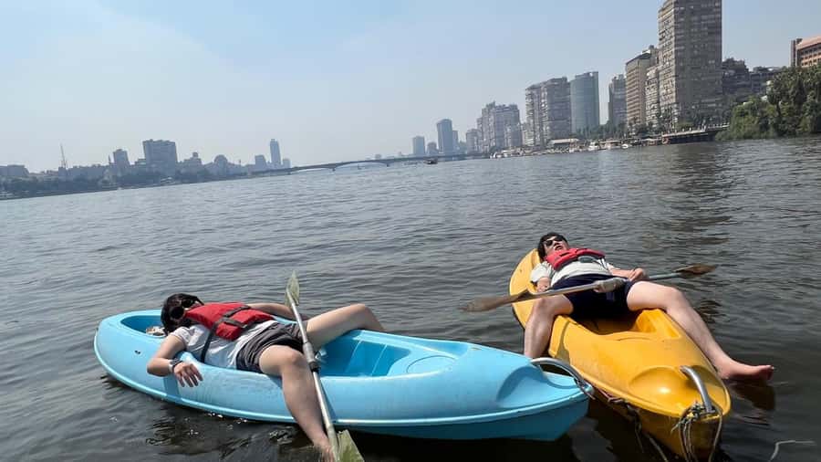 Cairo: Private Nile Kayaking Adventure with hotel transfers. - Two hours on the ancient Nile