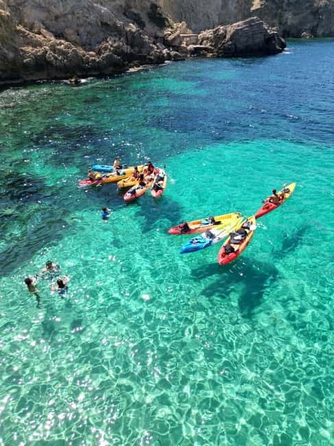 Cala Codolar: Sea & Caves Kayaking Tour with Snorkeling - Paddling beneath Ibiza’s west-coast cliffs