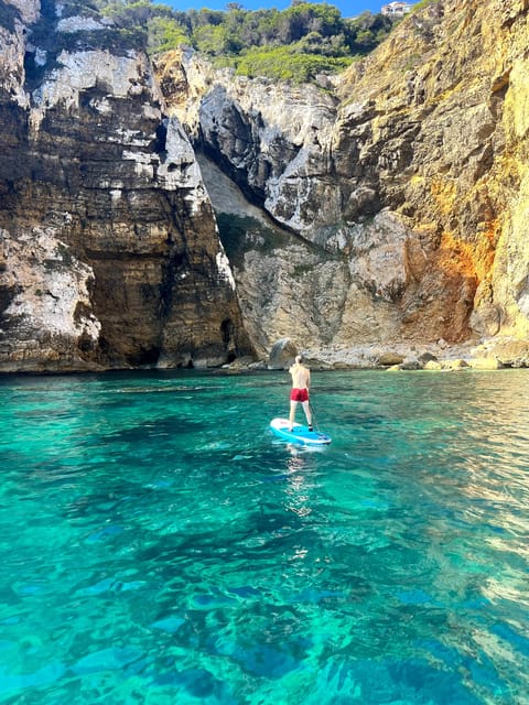 Cala Tango: Marine Reserve Cave & Snorkel Paddle Board Tour - Key points at a glance