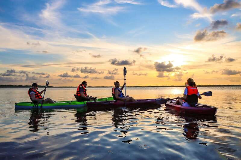 Cancun: Sunset Kayak Experience in the Mangroves - Forty-five minutes through open water and mangrove channels